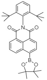 N-(2,6-Di-tert butylbenzene)- 4-pinacol borate-1,8 naphthalimide