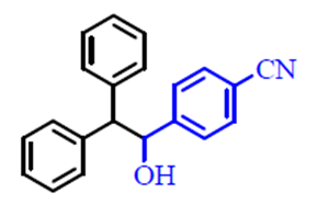 4-(1-Hydroxy-2,2-diphenylethyl) benzonitrile