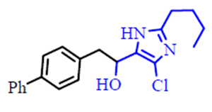 2-([1,1'-Biphenyl]-4-yl)-1-(2-butyl-4-chloro-1H-imidazol-5-yl)ethan-1-ol