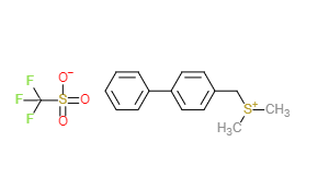 dimethyl sulfonium trifluoromethanesulfonate [1,1'-biphenyl-4-ylmethyl]