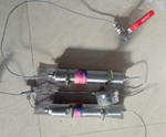Gas mixture separation column