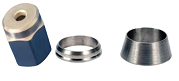 SS Ferrules and nuts 1/8” set