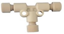 1/16” PEEK  T-Junction with Ferrule and Nut Set