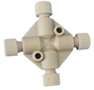 1/16” PEEK X-Junction with Ferrule and Nut Set
