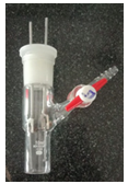 5 ml Undivided-beaker-type-cell with gas inlet for Electrochemistry