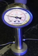 Pressure gauge with SS stand 1/16 connection 25Bar