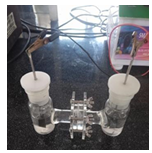 100 ml divided H-cell