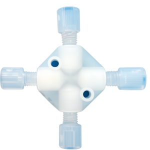 1/16" Tefzel X‑Junction (Molding)