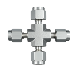 1/8" X‑Junction SS316 with Nut & Ferrules