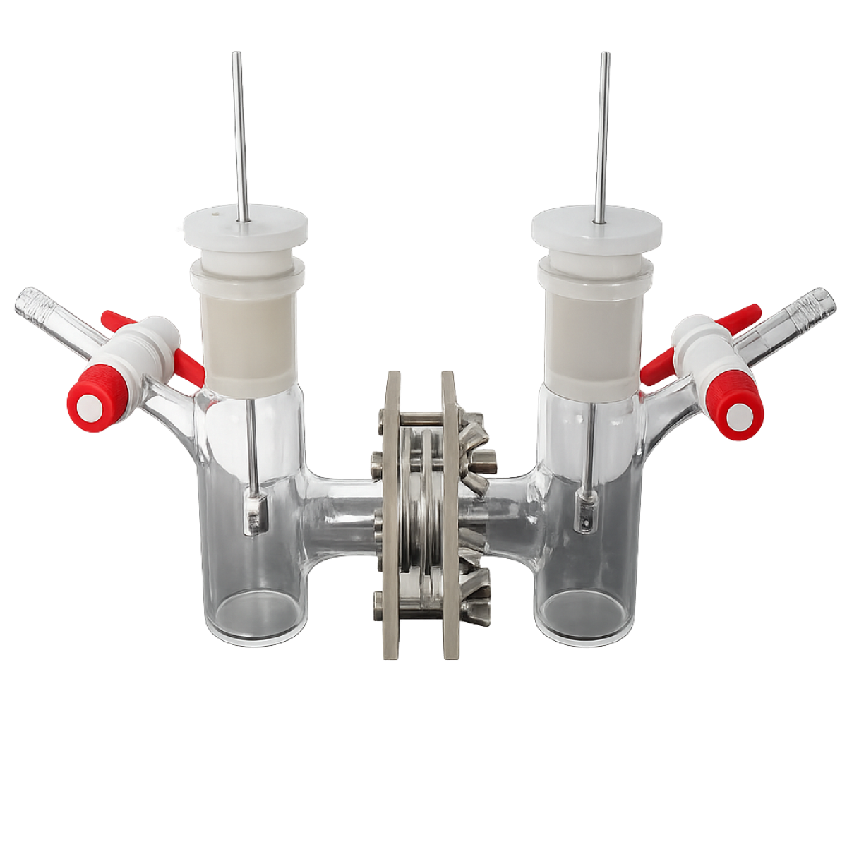 250mL ELECTROLYSIS DIVIDED BATCH REACTOR (H-CELL) WITH GAS INLET