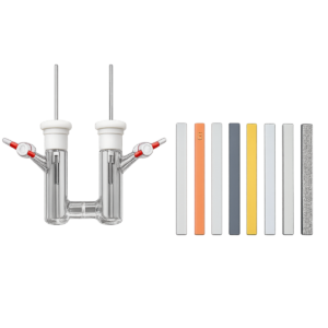 500mL H-CELL WITH GAS INLET (FRIT TYPE)