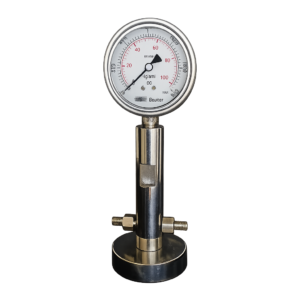Pressure Gauge with SS Stand 1/16″ Connection 100 bar