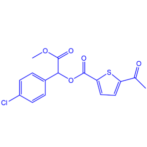 1-(4-chlorophenyl)-2-methoxy-2-oxoethyl 5-acetylthiophene-2-carboxylate