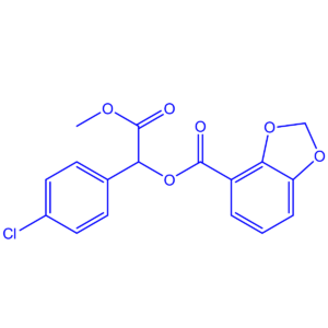 1-(4-chlorophenyl)-2-methoxy-2-oxoethyl benzo[d][1,3]dioxole-4-carboxylate