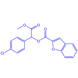 1-(4-chlorophenyl)-2-methoxy-2-oxoethyl benzofuran-2-carboxylate