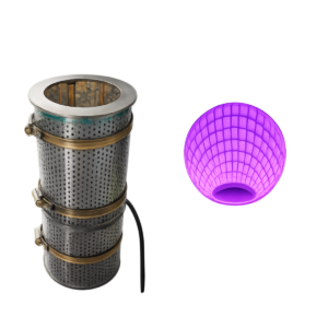 CIRCULAR VIOLET PHOTO REACTOR (Stirrer)