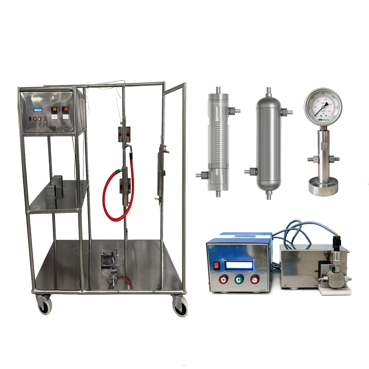 HC276 Packed Bed Reactor Setup