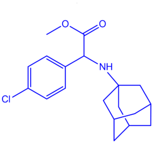 Methyl 2-((1s,3s)-adamantan-1-ylamino)-2-(4-chlorophenyl)acetate