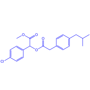 methyl 2-(4-chlorophenyl)-2-(2-(4-isobutylphenyl)acetoxy)acetate