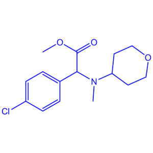 Methyl 2-(4-chlorophenyl)-2-(methyl(tetrahydro-2H-pyran-4-yl)amino)acetate