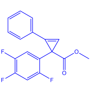 Methyl 2-phenyl-1-(2,4,5-trifluorophenyl) cycloprop-2-enecarboxylate