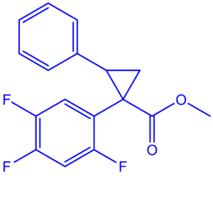 Methyl 2-phenyl-1-(2,4,5-trifluorophenyl)cyclopropanecarboxylate